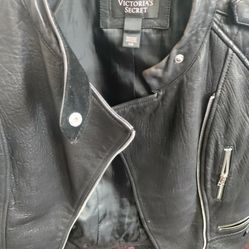 Victoria Secret 100% Leather Jacket