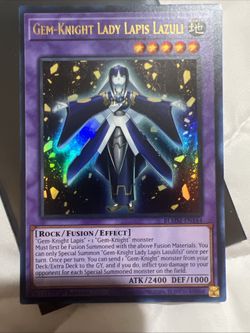 Yu-Gi-Oh! Gem-Knight Lady Lapis Lazuli BLMM-EN144 1st Edition (UR) NM
