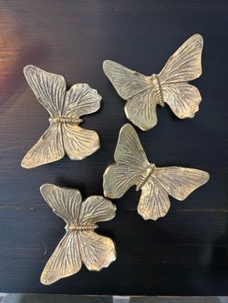 22 gold butterflies