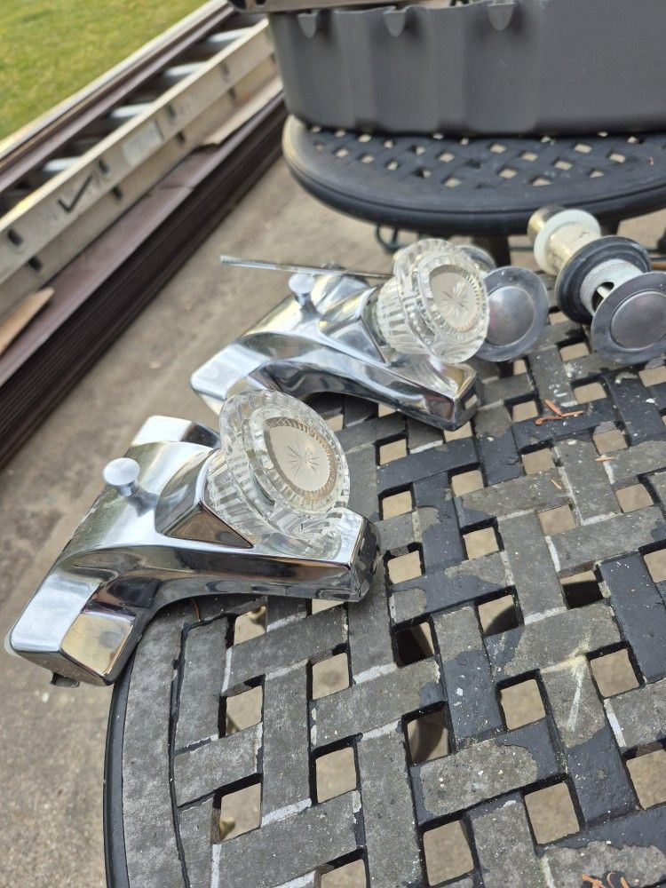 Moen Bathroom Faucets, Both  $15