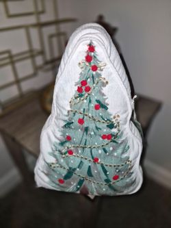 Christmas Tree Shaped Decorative Pillow