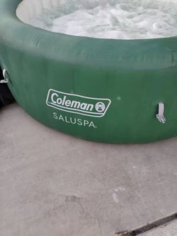 Inflatable hot tub.  Saluspa