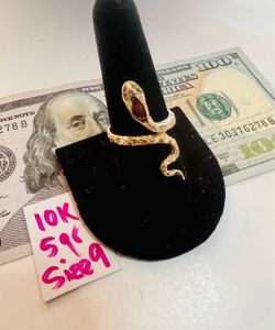 10K Solid Gold Ring For Wedding 5Gr Size 9
