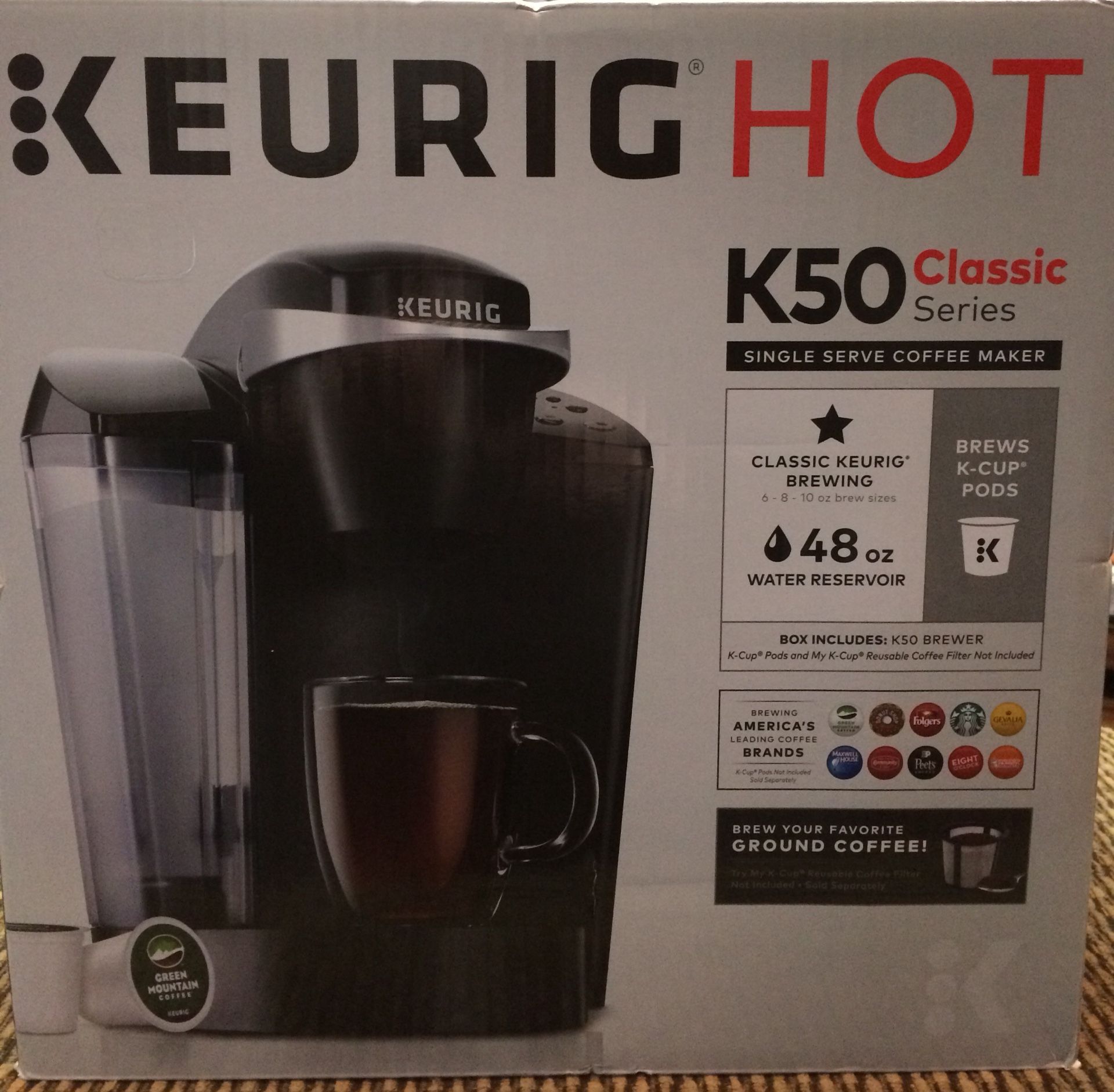 Keurig hot K50 classic single serve coffee maker