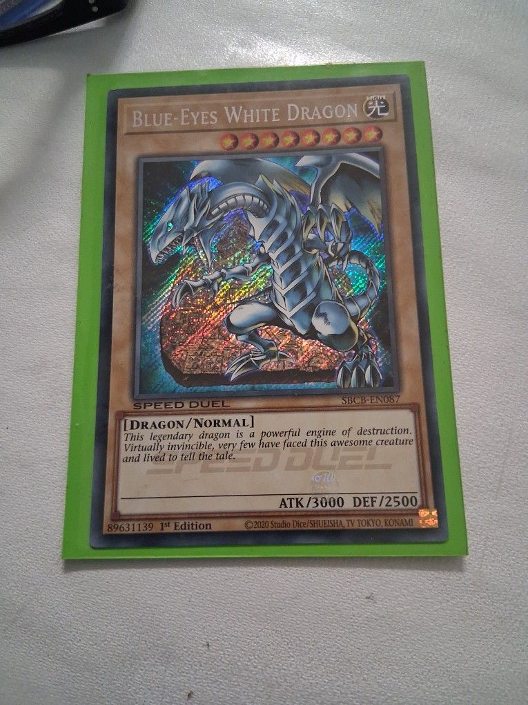 Blue eyed white dragon limited edition