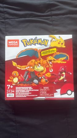 MEGA Pokémon Charmander Set with 3 Action Figures (300 Pieces) for Kids, Plastic