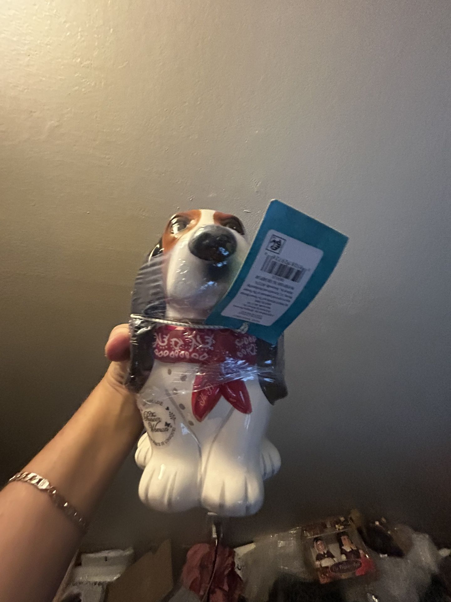 Ceramic Beagle Cookie Jar New