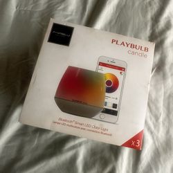 MIPOW Bluetooth Smart LED PLAYBULB Candle (x3)