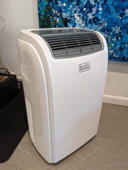 BLACK+DECKER BPACT08WT Portable Air Conditioner with Remote Control, 5,000 BTU DOE (8,000 BTU ASHRAE)