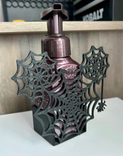 Halloween Spiderweb Soap Dispenser Holder