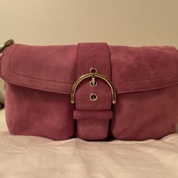 Coach Pink Soho Flap Bag