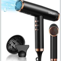 Hair Dryer, 110,000 RPM High-Speed Professional Blow Dryer for Fast Drying,  4 Temps & 3 Speeds