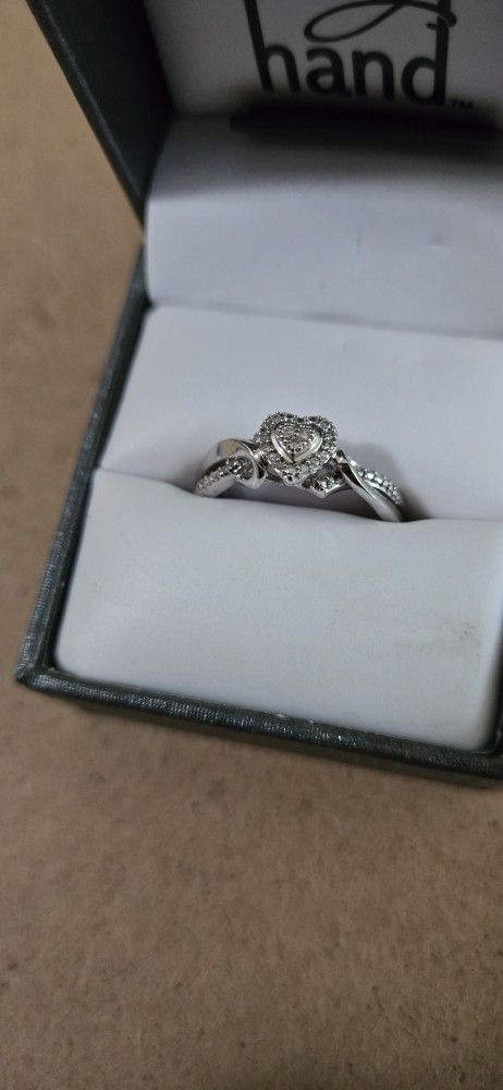 Heart Cut Promise Ring