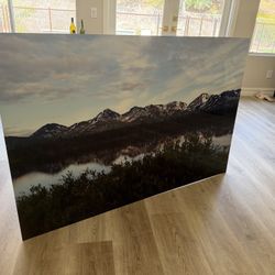 Large 60x40 Metal Wall Art – Denali National Park – One of a Kind  Price: $950  Category: Home Decor → Wall Art  Description: 60” x 40” premium