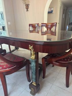Luxury dining table set