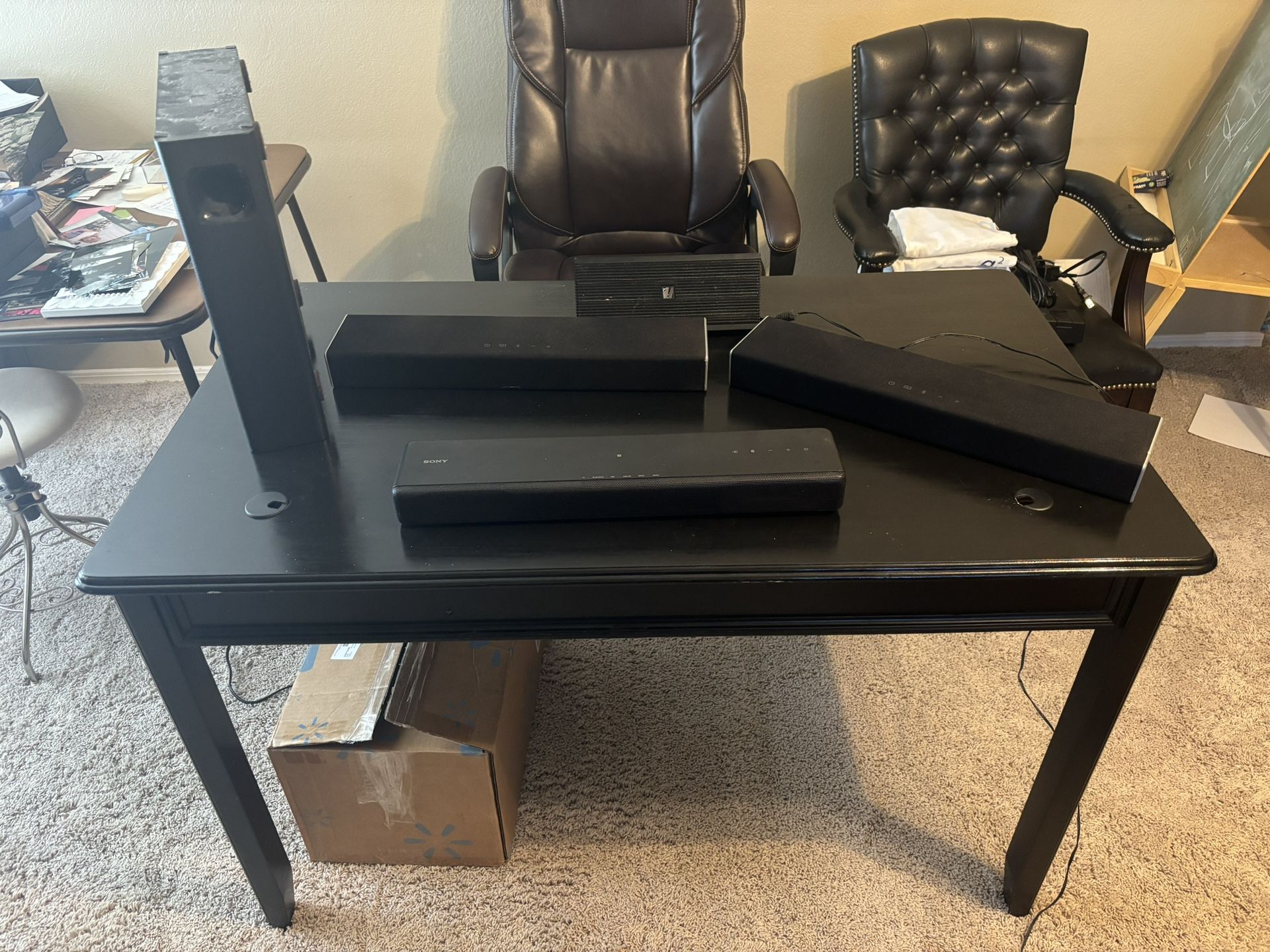 Sound Bars (Vizio 20”, Sony W/subwoofer) Mini Speaker