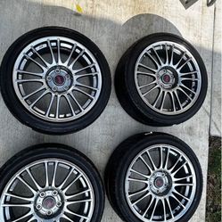 JDM subaru WRX STI genuine BBS (Rims&Tires)