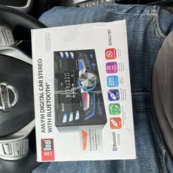 am/fm digital car stereo with bluetooth 