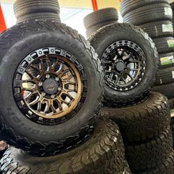 😎🔥Se Vende Juego De Rines Nuevos Con Llantas Bf Goodrich All Terrain 285_70R17 Excelente Condición 