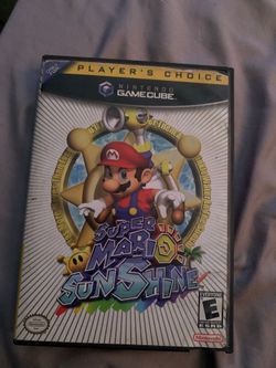Super Mario sunshine for GameCube