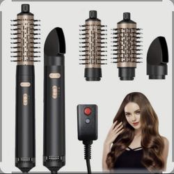3 In 1 Rotating Hot Hair Brush 