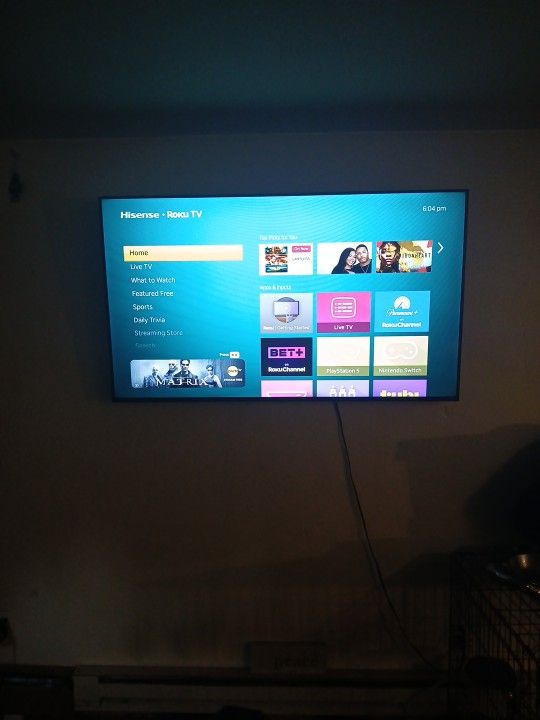 58" Hisense HD Roku TV