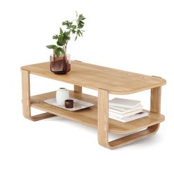 Umbra Bellwood Coffee Table Natural Wood Modern