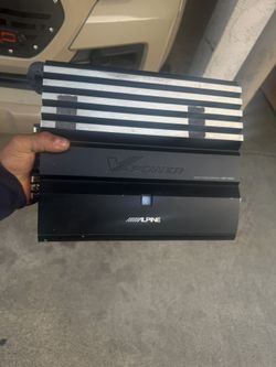 AMPLIFICADOR ALPINE 1000 WATS 