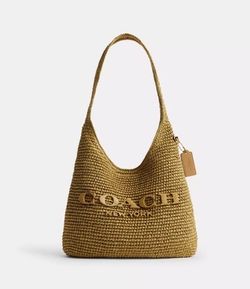 Coach Brooklyn 28 Straw In Muted Olive 🫒💚