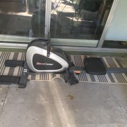 Row Machine - Fitness  Reality and Bose Over Ear  Headset
