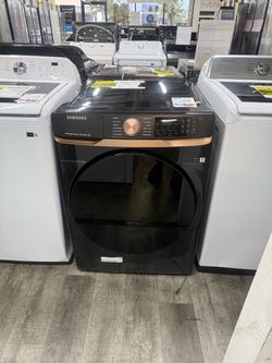 Samsung Brushed Black 5.0 Cu Ft Extra Large Capacity Front Load Washer With Steam Cycle 😍🔥