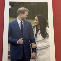 Prince Harry & Meghan Markle Thank You Card For Best Wishes On Their Engagement