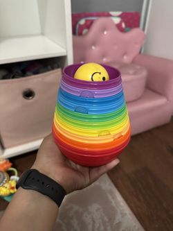 Fisher Price Stack And Roll Cups 