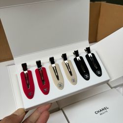 GWP (Gift With Purchase) Chanel Beaute Hair Clips 6pcs