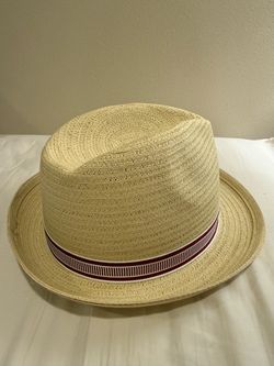 ✅ Weatherproof STRAW HAT - Fedora Cuban Panama Short Brim Cap