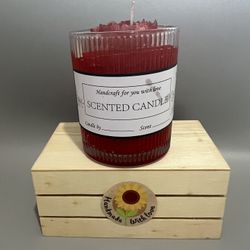 Handmade scented candle 