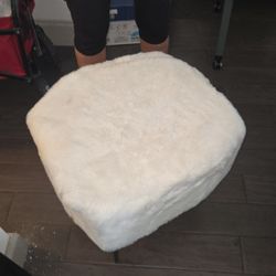 Faux Fur Stool! $40!!!!