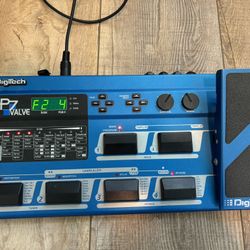 Digitech RP7 Valve Guitar Pedal Multi Effects Unit w/Power cord