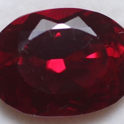 Red Blood Mozambique Ruby  Oval Cut  Loose Gemestone