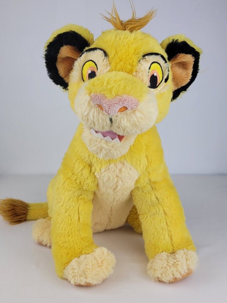 Disney The Lion King Baby Simba Plush 13" Sitting Stuffed Animal Toy Just Play