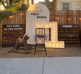 First Rodeo Birthday Party Decor