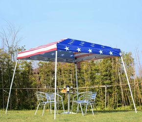 🇺🇸 BRAND NEW 10x10 EZ POP UP CANOPY USA 4th of July