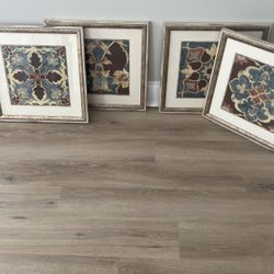 Set of Four Small Stackable Pictures!