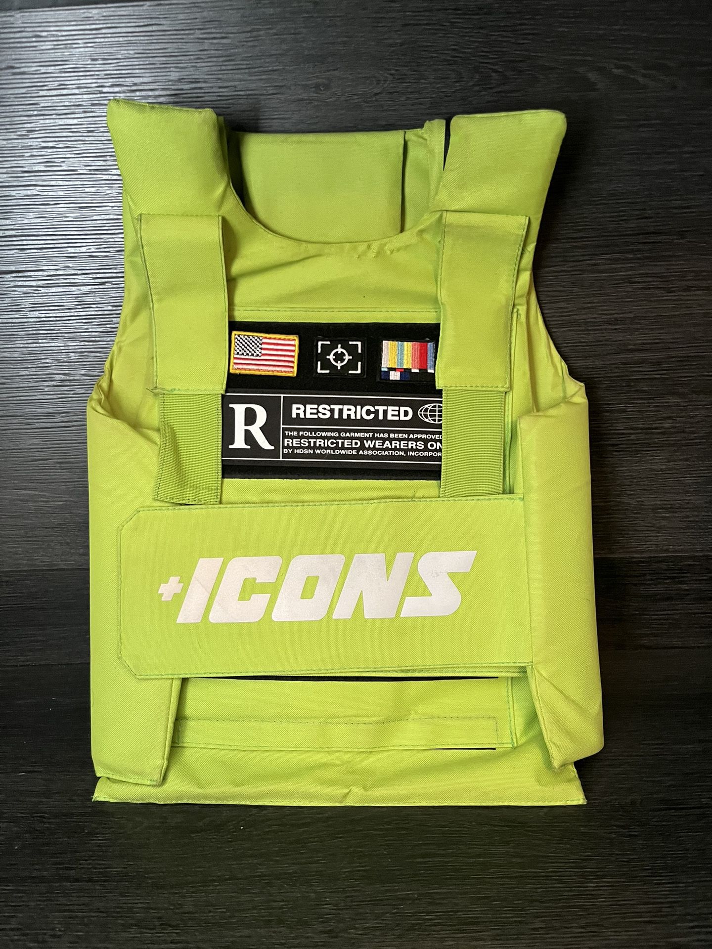 Icons Vest Pullover - Lime Green Streetwear - SPEED SHIP