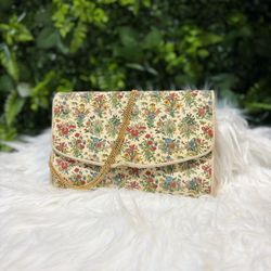 RARE Vintage Gucci Flora Crossbody on Chain