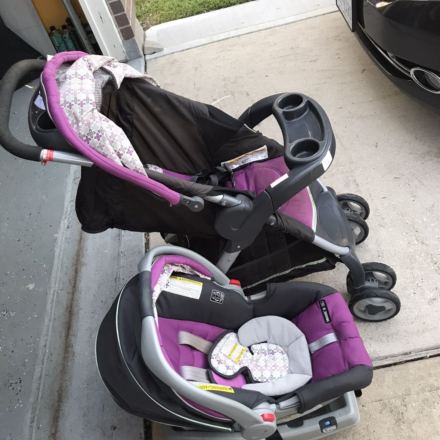 Car Seat Purple Graco Travel System Stylish Lilac Mod Graco Products For  Your Baby