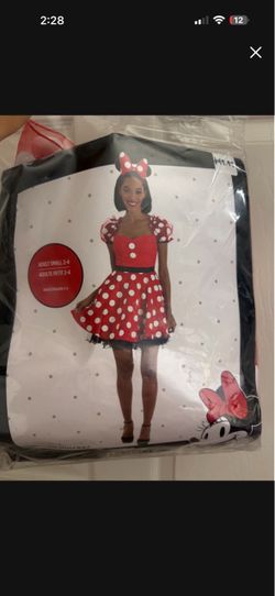Minnie Mouse Halloween Costume Adult Small