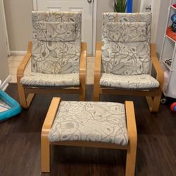 Armchair and Ottoman ($160)