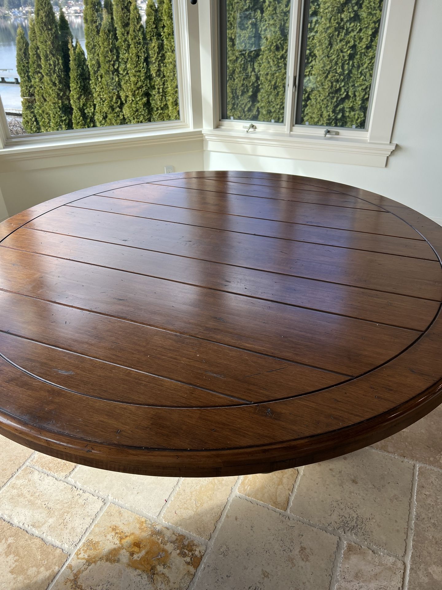 Round Dining Table (72”) With 8 Chairs