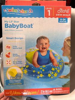 SwimSchool® Star BabyBoat with Backrest and Safety Seat